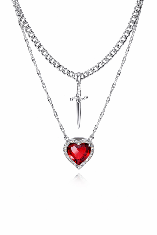 Naszyjnik „Serce i Miecz” – wyjątkowy prezent dla niej i dla niego